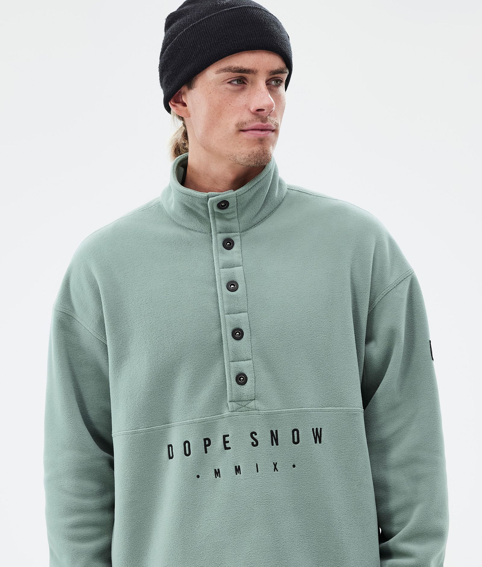 Comfy Fleecepullover Herren Faded Green, Bild 2 von 6
