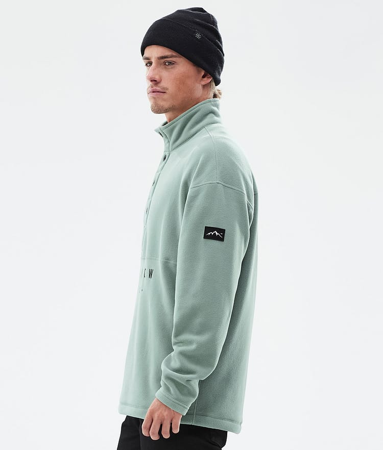 Comfy Fleecepullover Herren Faded Green