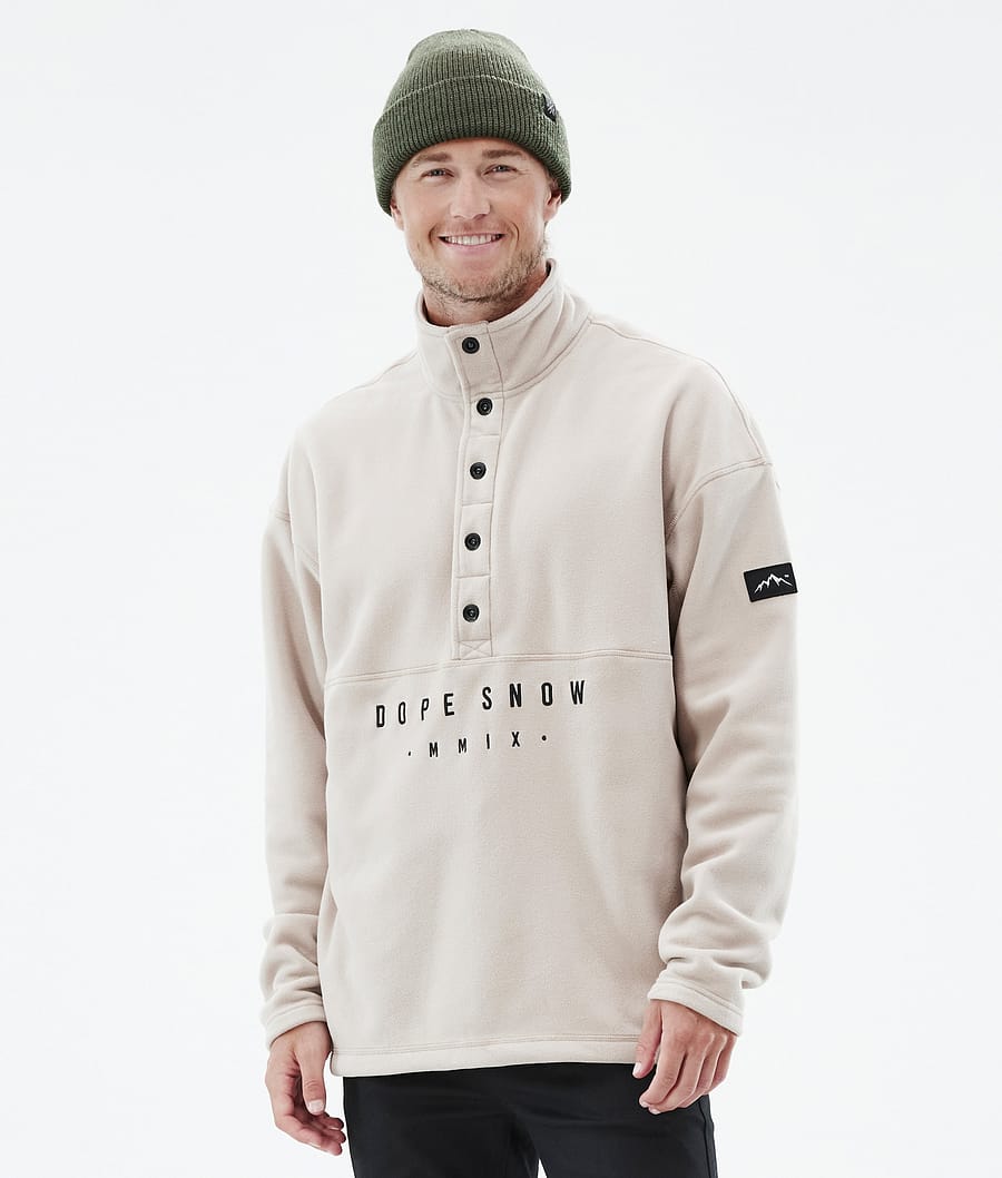 Comfy Fleece Sweater Men Sand