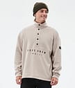 Comfy Fleecepullover Herren Sand/Black