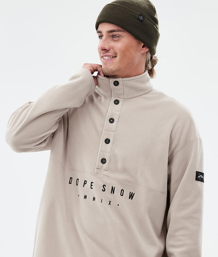 Comfy Fleecepullover Herren Sand/Black, Bild 2 von 6
