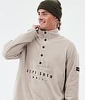 Comfy Fleece Sweater Men Sand