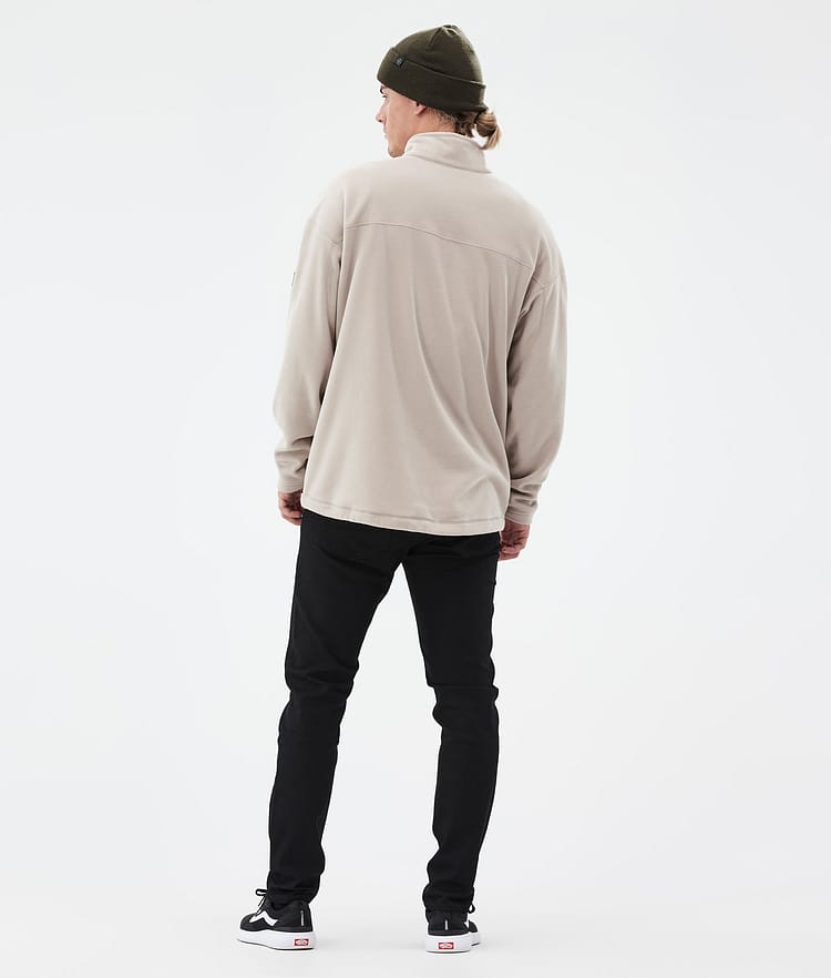 Comfy Fleecepullover Herren Sand/Black, Bild 4 von 6