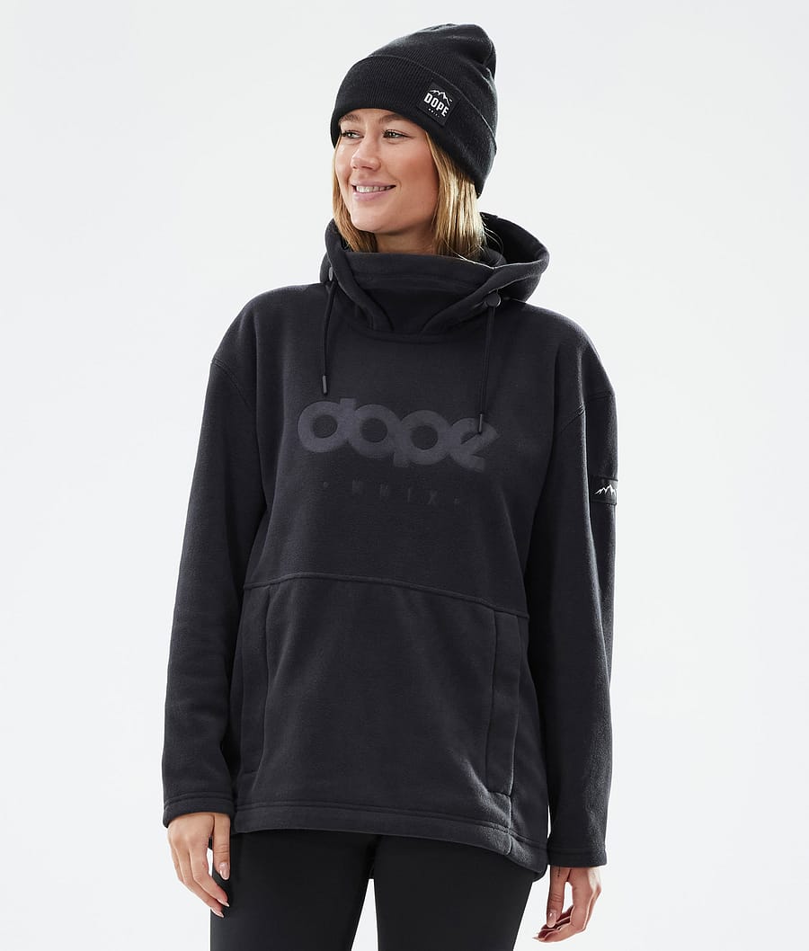 Cozy II W Pile con Cappuccio Donna Black