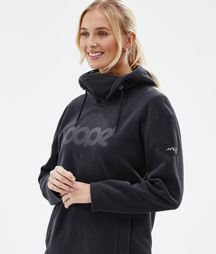 Cozy II W Fleece-hoodie Dame Black