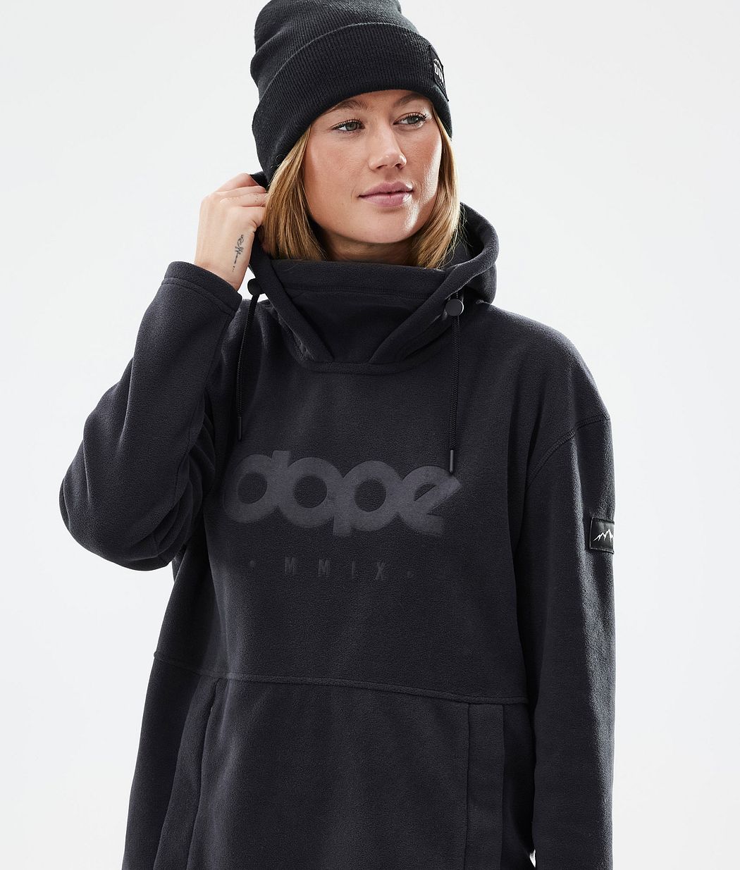 Cozy II W Pile con Cappuccio Donna Black