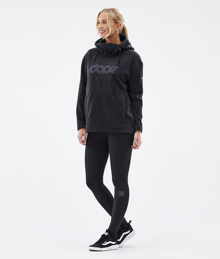 Cozy II W Fleece-hoodie Dame Black