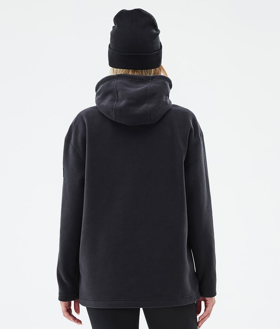 Cozy II W Pile con Cappuccio Donna Black