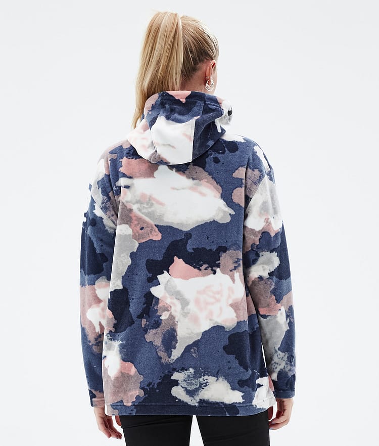 Cozy II W Fleece Hoodie Dames Cumulus