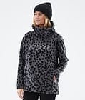 Cozy II W Fleece Hoodie Women Dots Phantom, Image 1 of 8