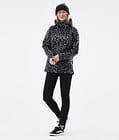 Cozy II W Fleece Hoodie Women Dots Phantom, Image 3 of 8