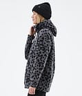 Cozy II W Fleece Hoodie Women Dots Phantom, Image 6 of 8