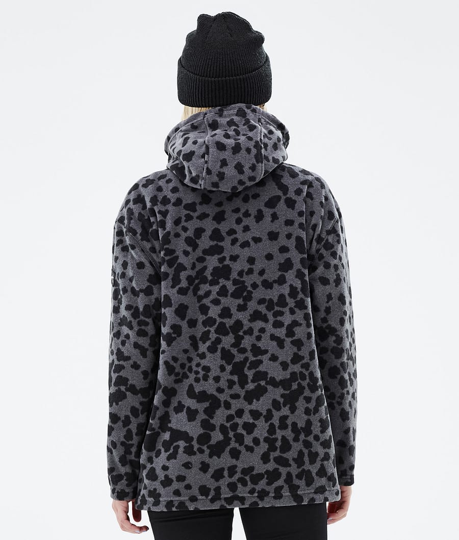 Cozy II W Fleece Hoodie Women Dots Phantom