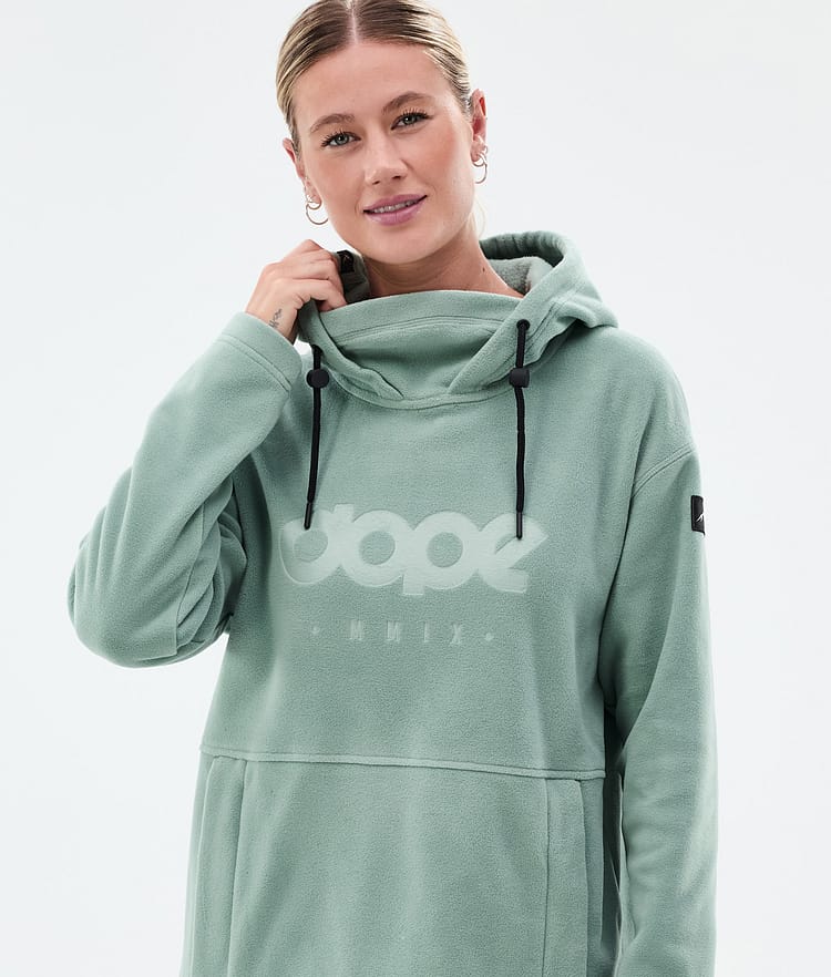 Cozy II W Fleece Hoodie Women Faded Green, Image 2 of 7