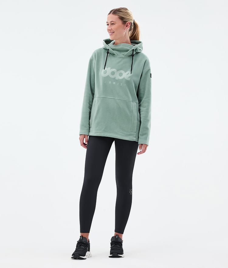 Cozy II W Fleece Hoodie Women Faded Green, Image 3 of 7