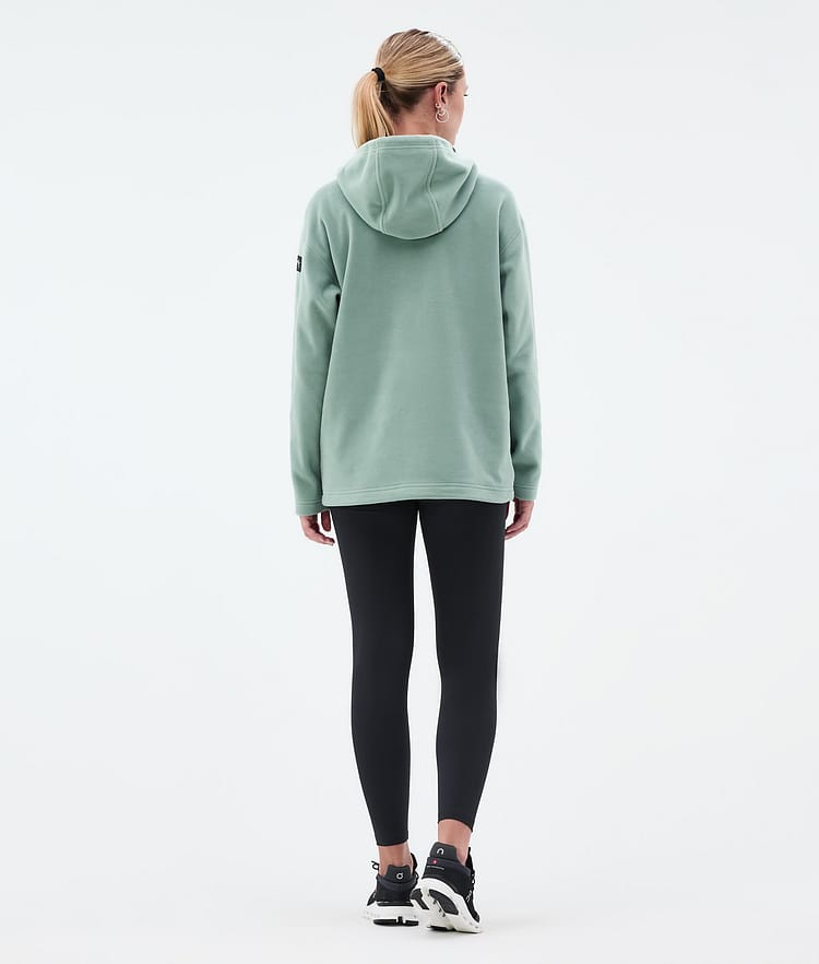 Cozy II W Fleece Hoodie Women Faded Green, Image 4 of 7