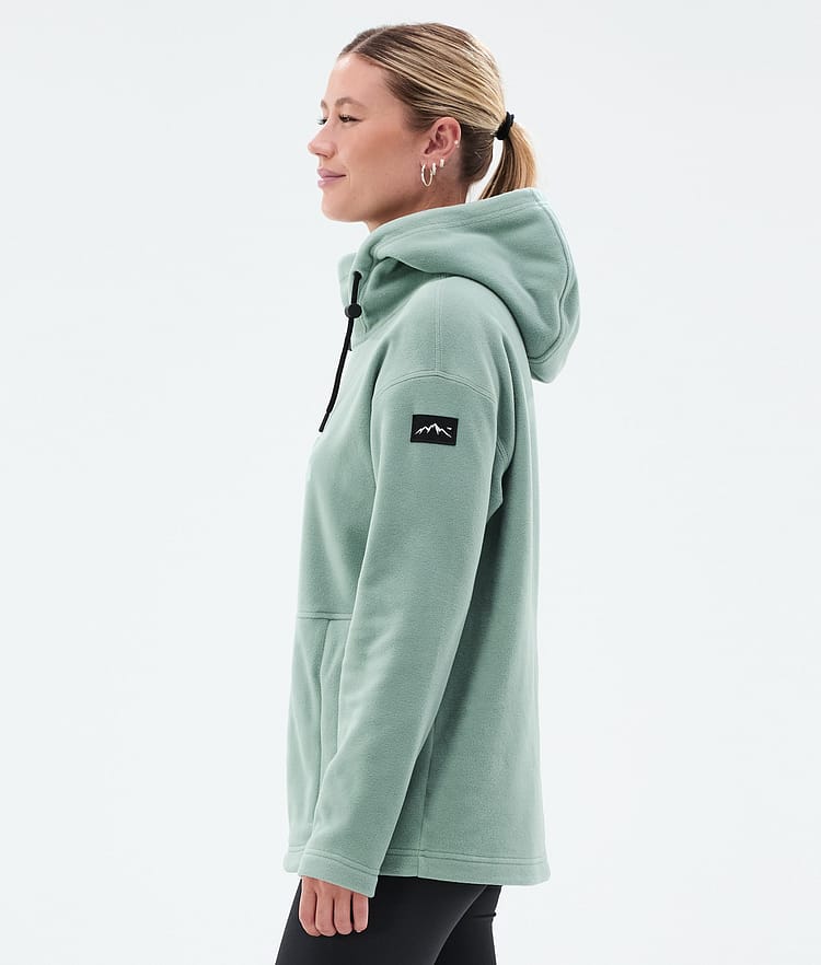 Cozy II W Fleece Hoodie Women Faded Green, Image 5 of 7