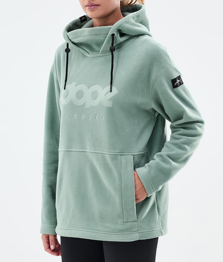 Cozy II W Fleece Hoodie Women Faded Green, Image 7 of 7
