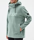 Cozy II W Fleecehood Dam Faded Green, Bild 7 av 7