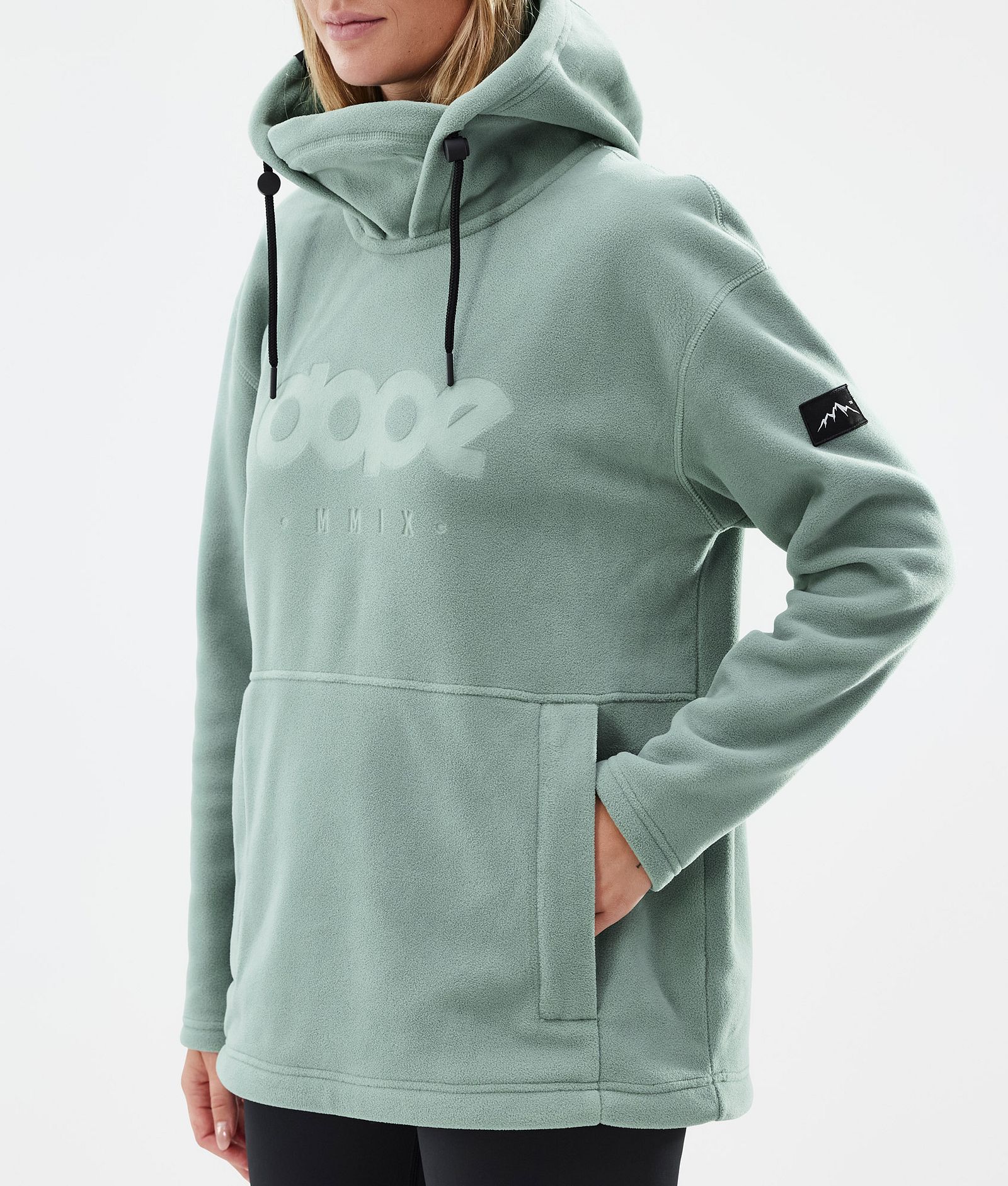 Cozy II W Fleecehood Dam Faded Green, Bild 7 av 7