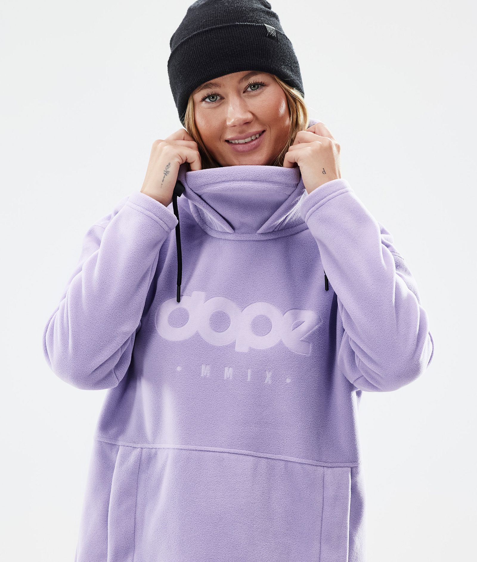 Cozy II W Fleece Hoodie Dames Faded Violet Renewed, Afbeelding 2 van 7