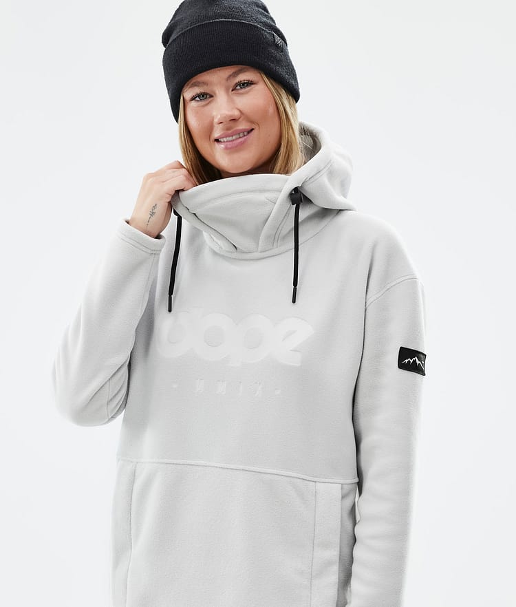 Cozy II W Fleece Hoodie Damen Light Grey