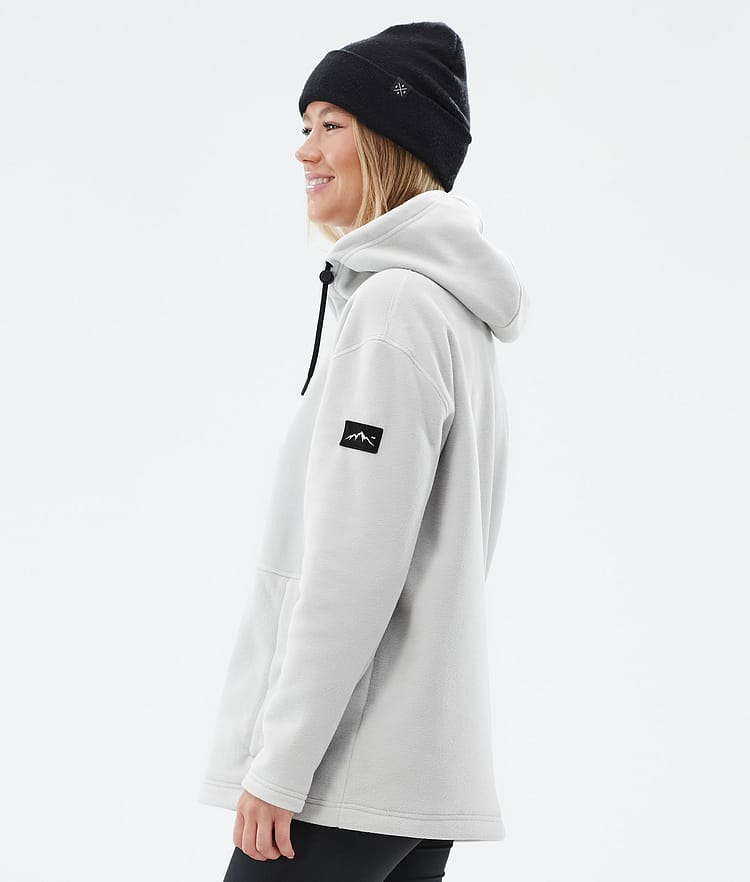 Cozy II W Fleece-hoodie Dame Light Grey Renewed, Billede 5 af 7