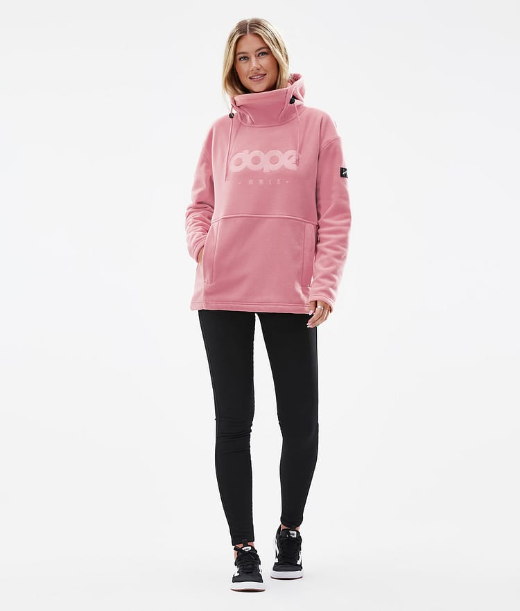 Cozy II W Fleece Hoodie Dames Pink