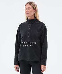 Dope Comfy W Fleecepullover Damen Black