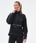 Comfy W Fleece Trui Dames Black Renewed, Afbeelding 1 van 6