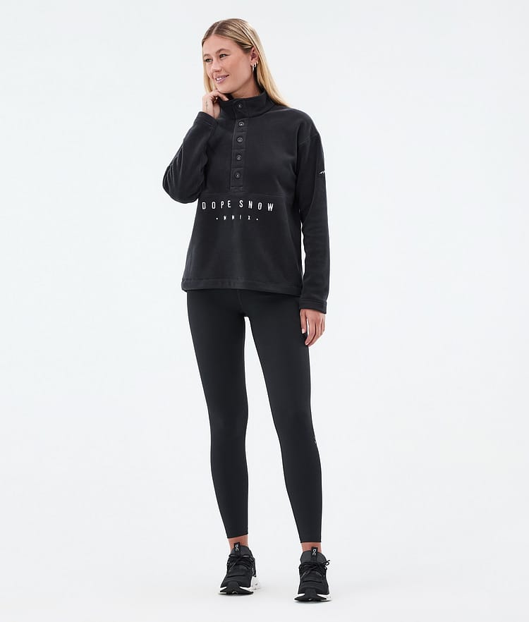 Comfy W Fleece Sweater Women Black, Image 3 of 6