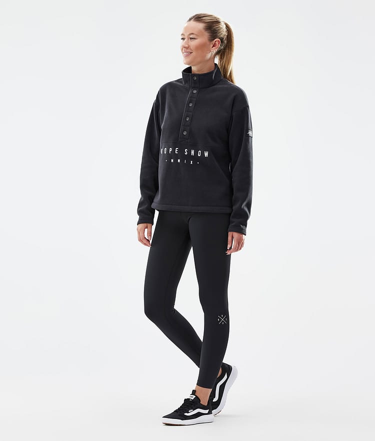 Comfy W Fleece Sweater Women Black Renewed, Image 3 of 6