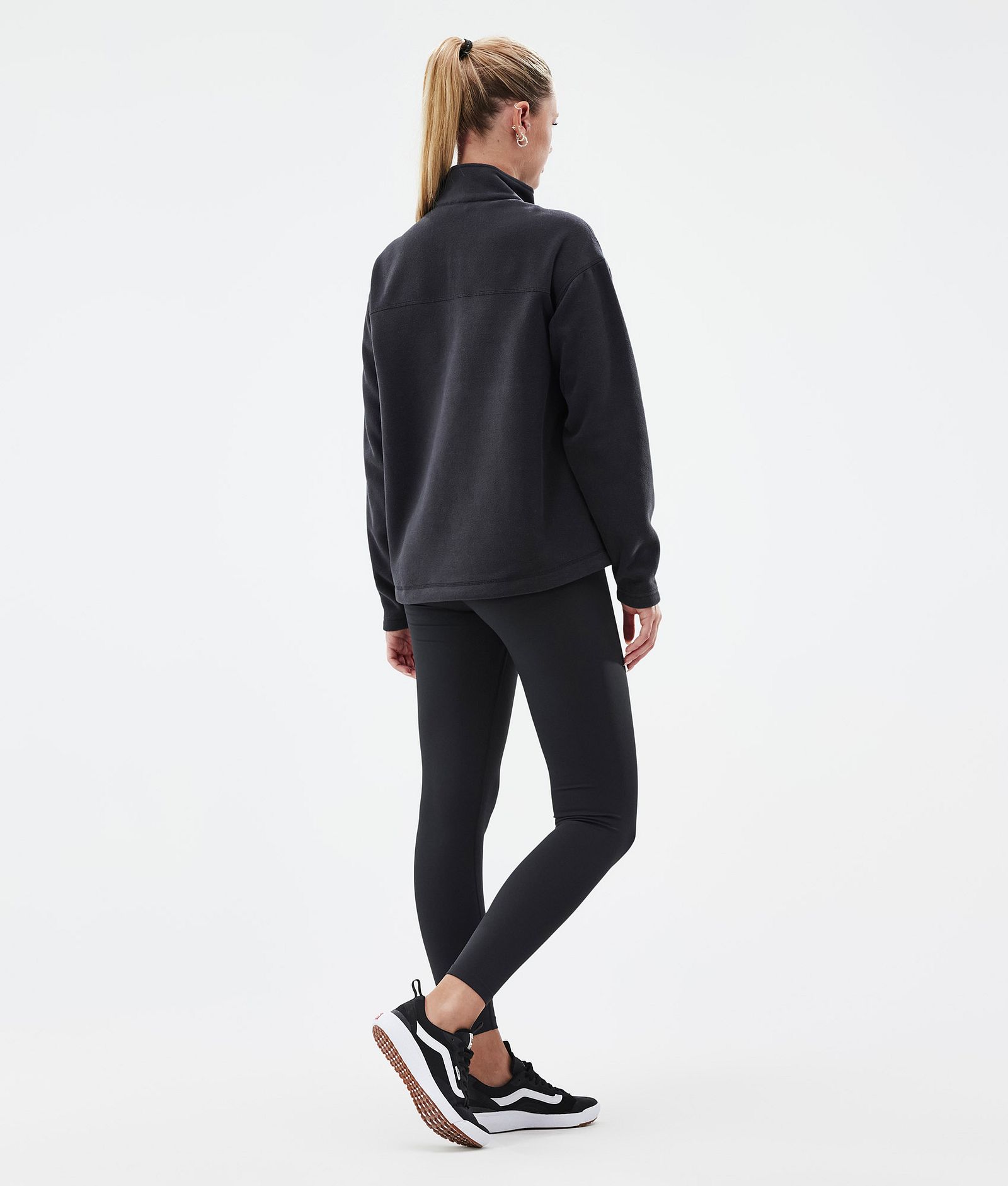 Comfy W Fleecetrøje Dame Black Renewed, Billede 4 af 6