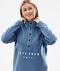 Comfy W Fleece Sweater Women Blue Steel, Image 2 of 7