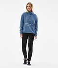 Comfy W Fleece Sweater Women Blue Steel, Image 3 of 7