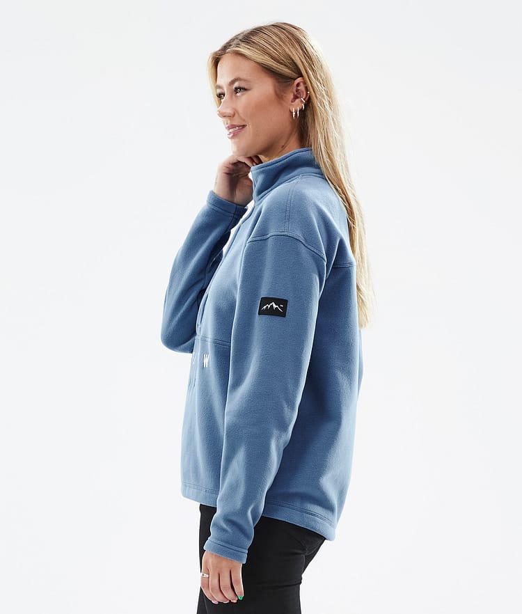 Comfy W Fleece Sweater Women Blue Steel