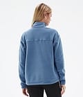 Comfy W Fleece Sweater Women Blue Steel