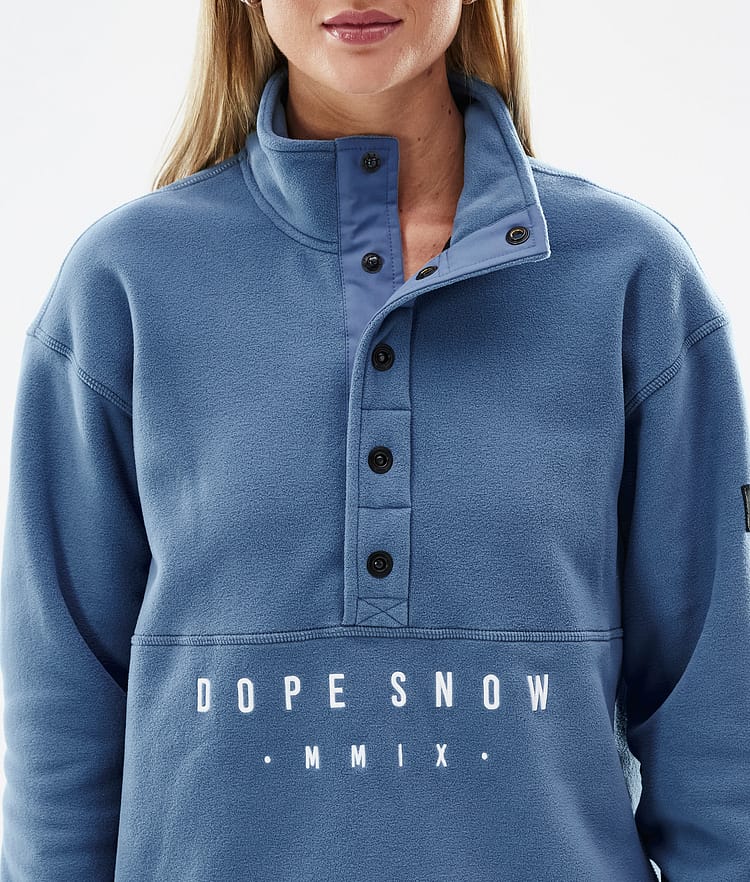 Comfy W Fleece Sweater Women Blue Steel, Image 7 of 7