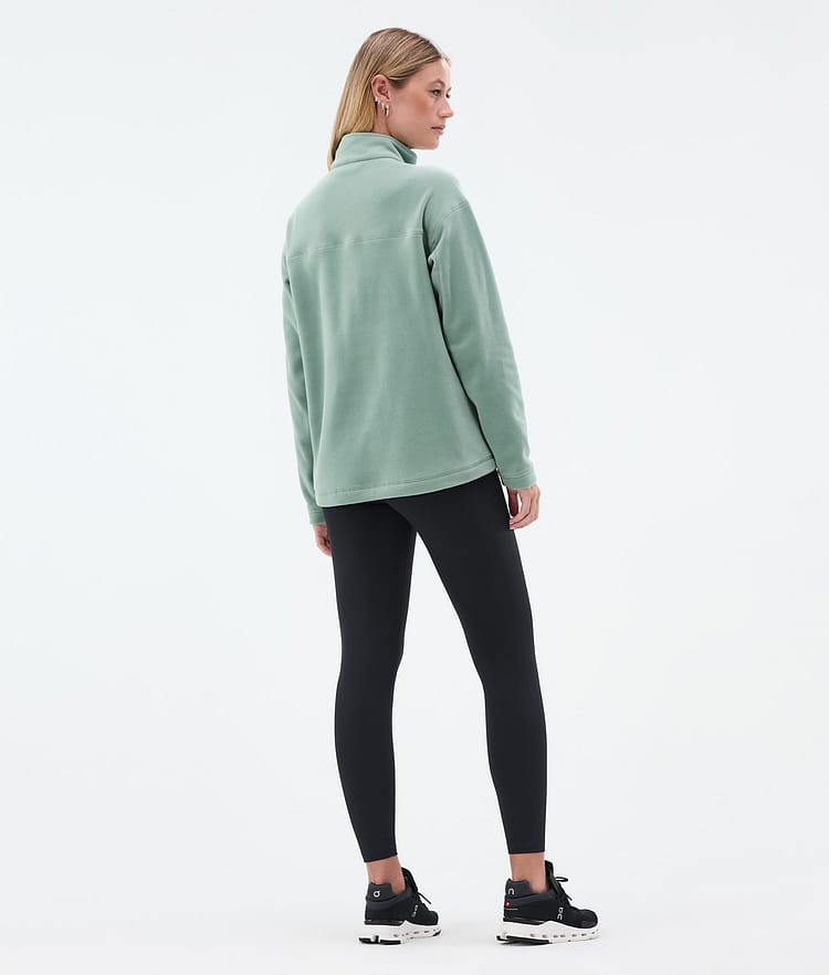 Comfy W Fleece Sweater Women Faded Green, Image 4 of 6