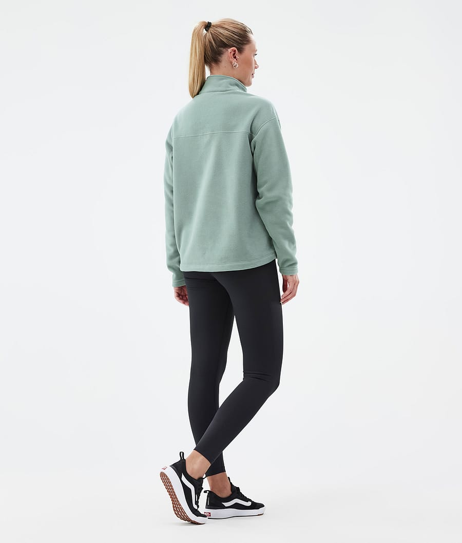 Comfy W Fleecepullover Damen Faded Green
