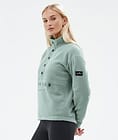 Comfy W Fleecetröja Dam Faded Green, Bild 5 av 6