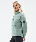 Comfy W Fleece Trui Dames Faded Green Renewed, Afbeelding 5 van 6