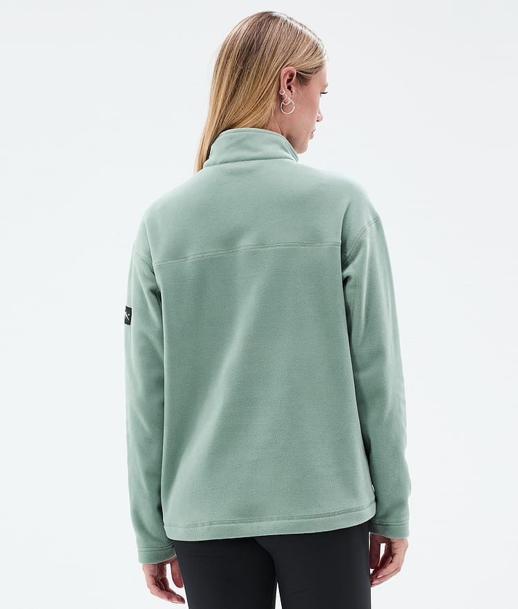 Comfy W Fleece Sweater Women Faded Green, Image 6 of 6
