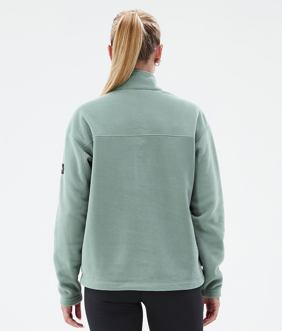 Comfy W Fleecepullover Damen Faded Green