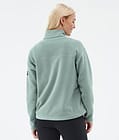 Comfy W Fleecetrøje Dame Faded Green Renewed, Billede 6 af 6