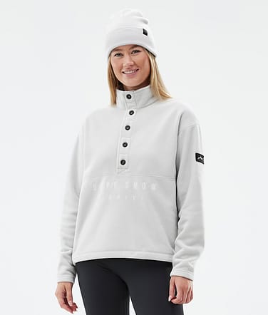 Comfy W Fleece Sweater Women Light Grey/Black