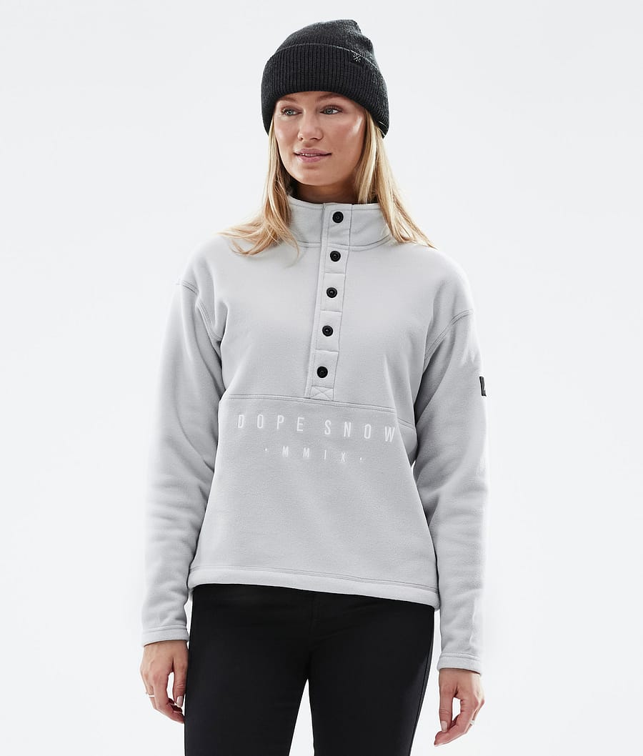 Comfy W Fleece Sweater Women Light Grey