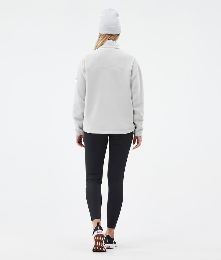 Comfy W Fleece Sweater Women Light Grey/Black, Image 4 of 6
