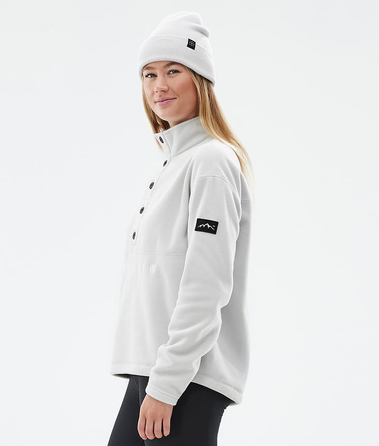 Comfy W Fleece Sweater Women Light Grey/Black, Image 5 of 6