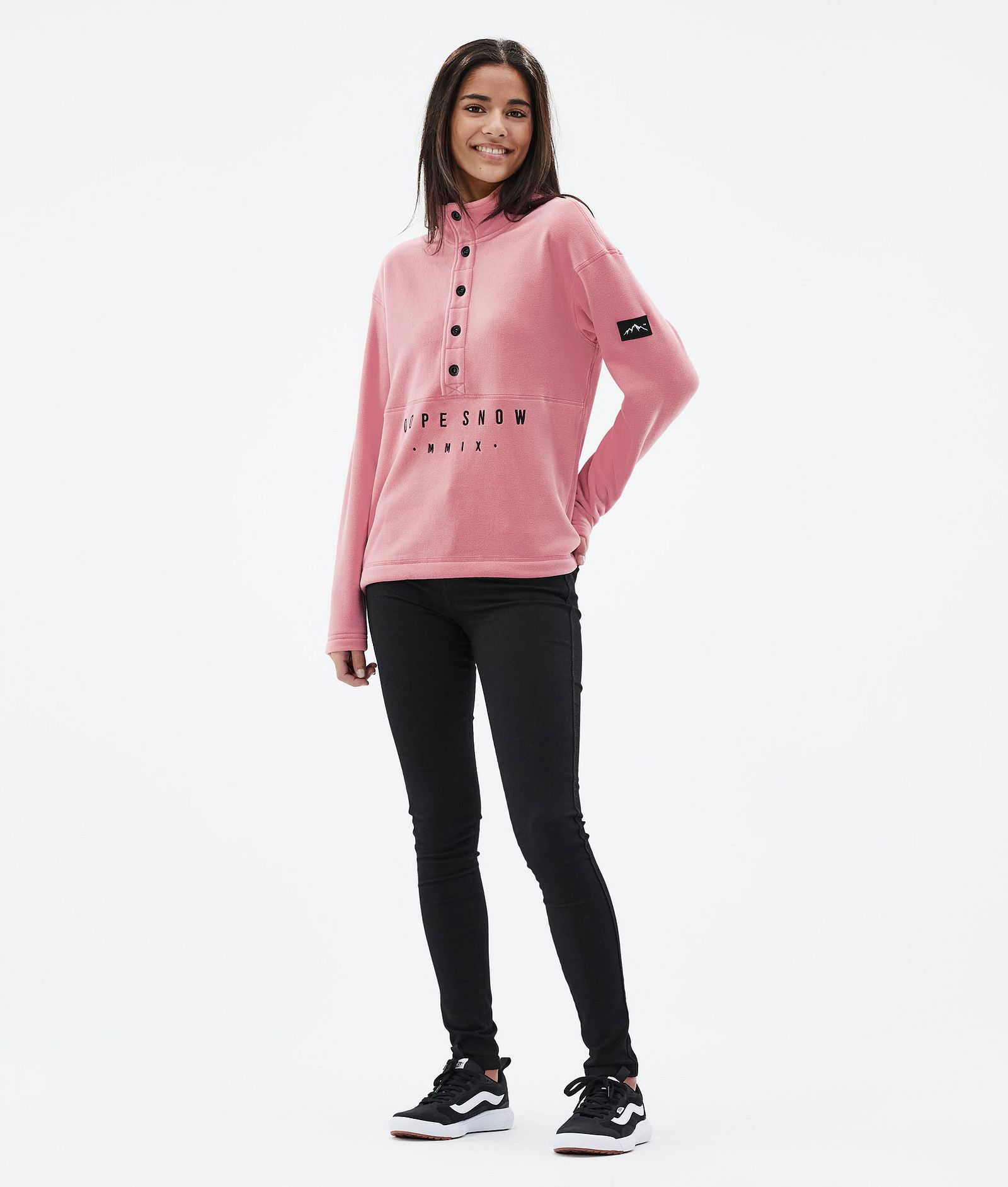 Comfy W Fleece Trui Dames Pink Renewed, Afbeelding 3 van 7